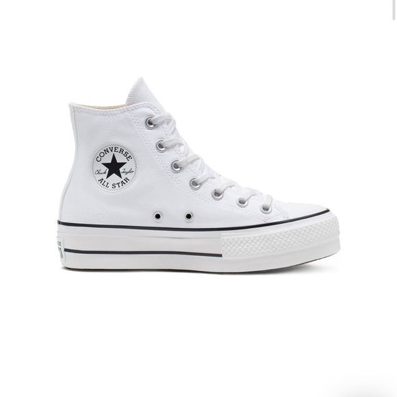 Women's Converse Chuck Taylor All Star Canvas High Platform Sneakers. Size 10. - Picture 1 of 11